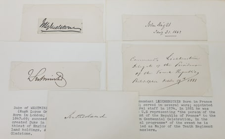 Foreign Autographs
