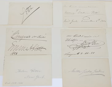 Autographs of Opera Singers and Stage Performers