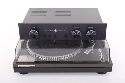 Kenwood Turntable and Precision Fidelity Preamplifier