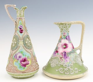 Nippon Porcelain Ewers