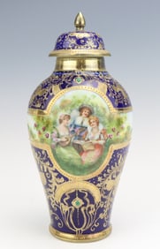 Nippon Porcelain Urn