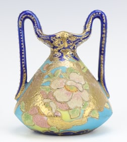 Nippon Coralene Vase