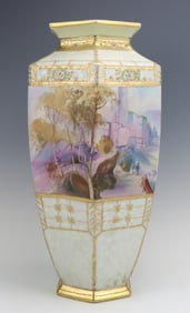 Nippon Porcelain Vase