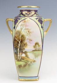 Nippon Porcelain Vase