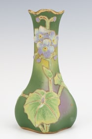 Nippon Coralene Vase