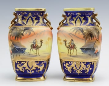 Noritake Porcelain Vases