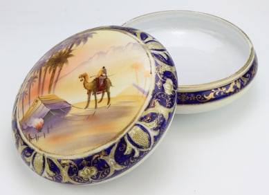Noritake Porcelain Vanity Jar