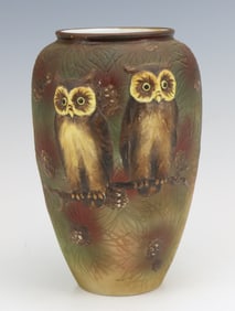 Nippon Relief Vase