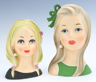 Youth Head Vases