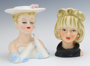 Lady Head Vases