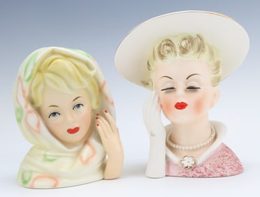 Lady Head Vases
