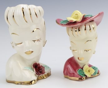 Glamour Girl Head Vases