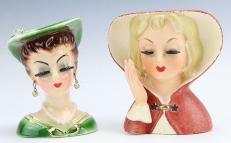 Lady Head Vases