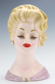 Nancy Pew Lady Head Vase