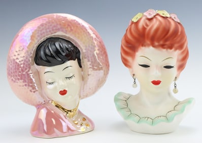 Lady Head Vases