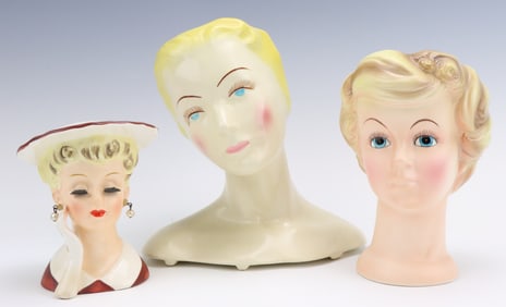Lady Head Vases