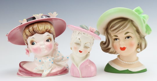 Lady Head Vases