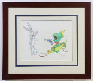Warner Brothers Virgil Ross Signed Drawing