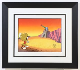 Warner Brothers Marvin the Martian Framed Cel
