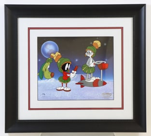 Warner Brothers Marvin the Martian Framed Cel