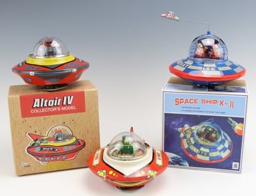 Tin Litho Space Ships