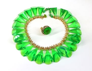 William de Lillo Necklace and Cocktail Ring