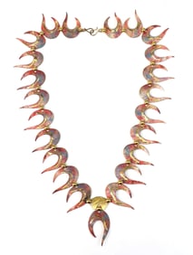 Modernist Copper Necklace