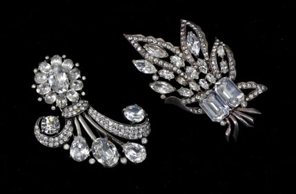 Eisenberg Rhinestone Brooches