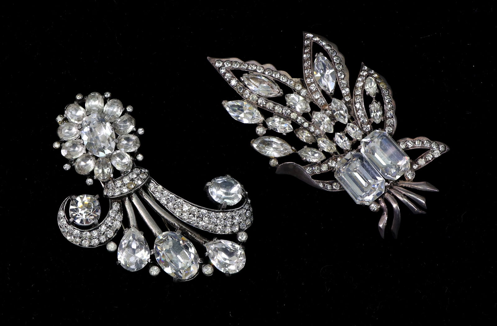 Eisenberg Rhinestone Brooches (1 of 3)