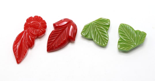 Vintage Bakelite Dress Clips