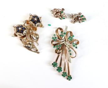 Sterling Silver Coro Duette Jewelry