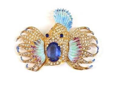 Coro Craft Fish Brooch