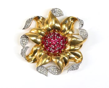 Boucher Floral Brooch