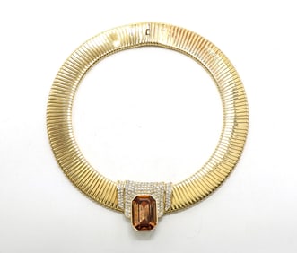 Ciner GoldTone Necklace