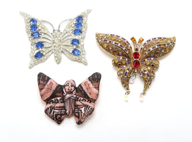 Butterfly Brooches
