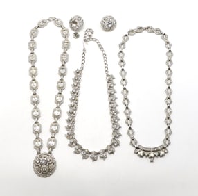 Necklace and Clip Earring Set