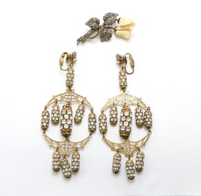 Brooch and Earrings