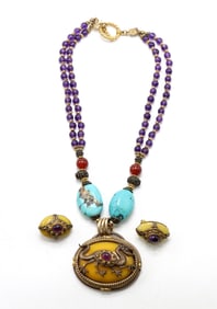 Patrice Necklace and Earrings