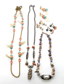 Miriam Haskell Necklace and Earring Sets