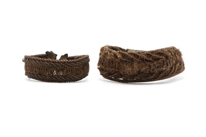 Victorian Braided Hair Bracelets