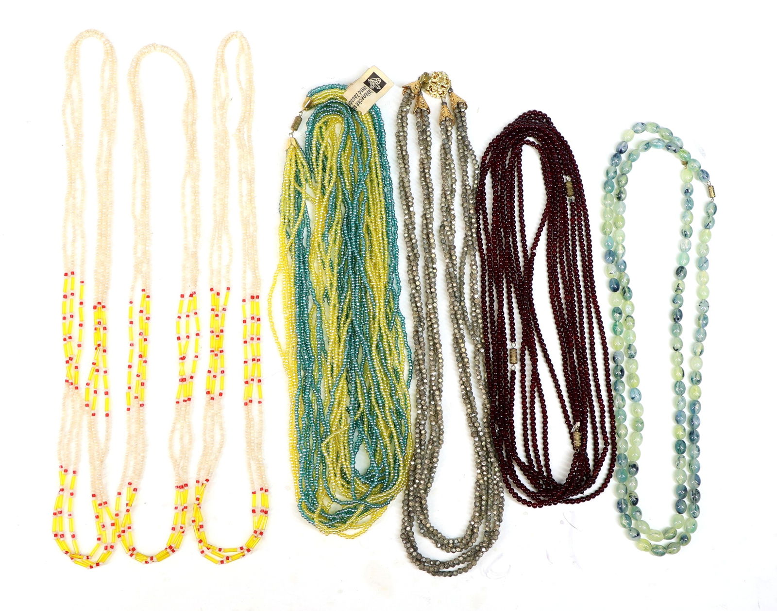 Multi-Strand Beaded Necklaces (1 of 4)