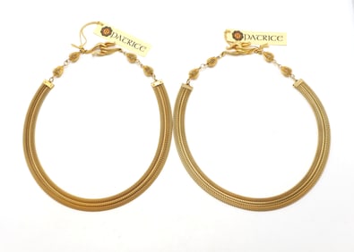 Patrice Gold-Plated Chain Necklaces with Velvet Pouches