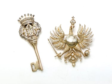 Sterling Silver Brooches