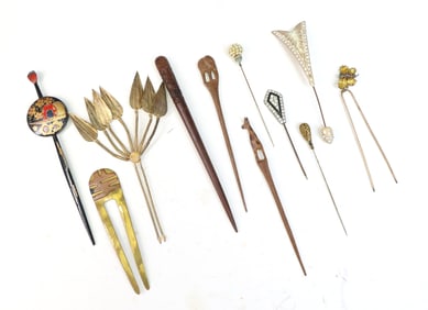 Decorative Hairpins and Combs