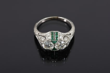 Diamond Emerald Ring