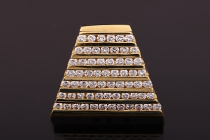 18k YG Diamond Pendant
