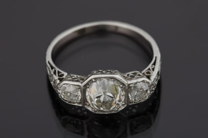 Platinum 1.0 Carat Diamond Ring