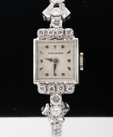 14k WG Diamond Movado Wristwatch