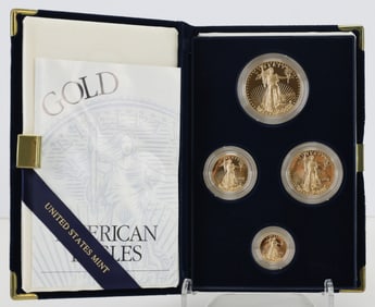 American Eagle Gold Bullion Coin Set, 1998