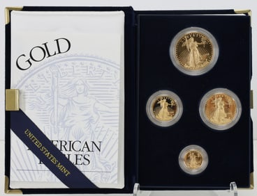 American Eagle Gold Bullion Coin Set, 1995